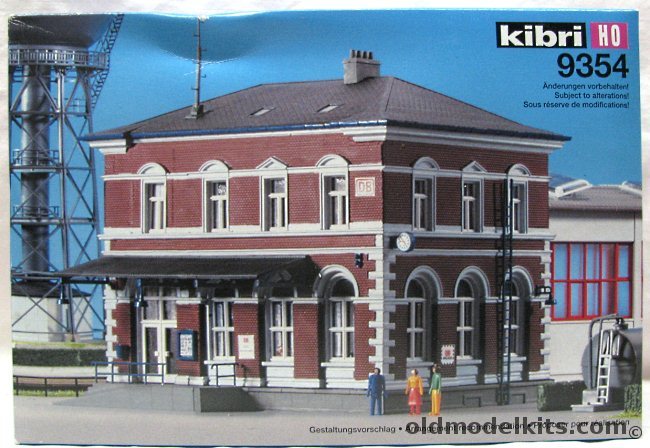 Kibri 1/87 Railway Office Building - HO, 9354 plastic model kit